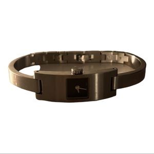 Coach vintage silver tone slim women watch rare